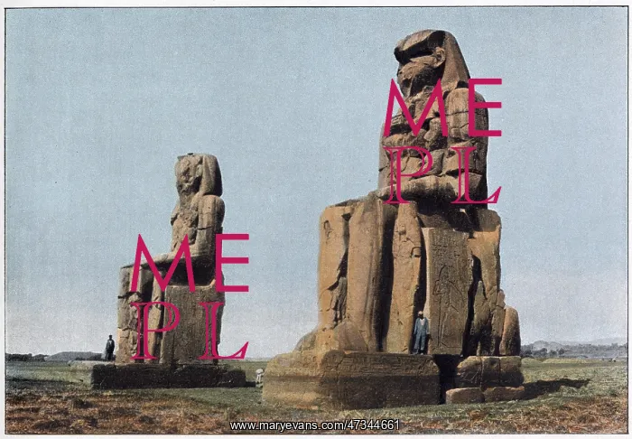 : MEMNON COLOSSI / EGYPT : MEMNON COLOSSI / EGYPT