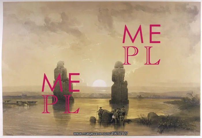 : MEMNON COLOSSI / THEBES : MEMNON COLOSSI / THEBES