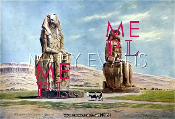 : MEMNON COLOSSI / THEBES : MEMNON COLOSSI / THEBES