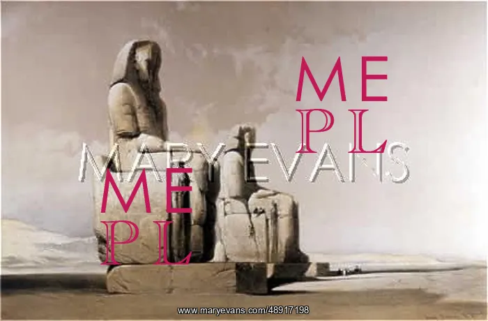 : MEMNON COLOSSI / THEBES : MEMNON COLOSSI / THEBES