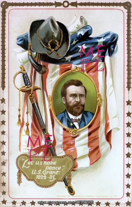: Memorabilia portrait of Ulysses S. Grant : Memorabilia portrait of Ulysses S. Grant