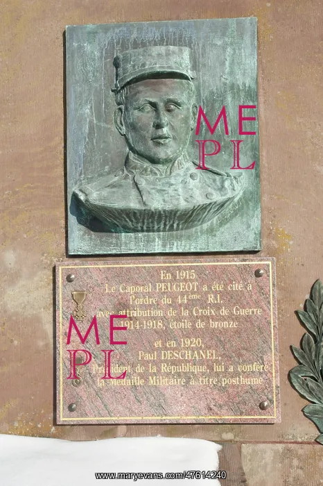 : Memorial to Corporal Peugeot : Memorial to Corporal Peugeot
