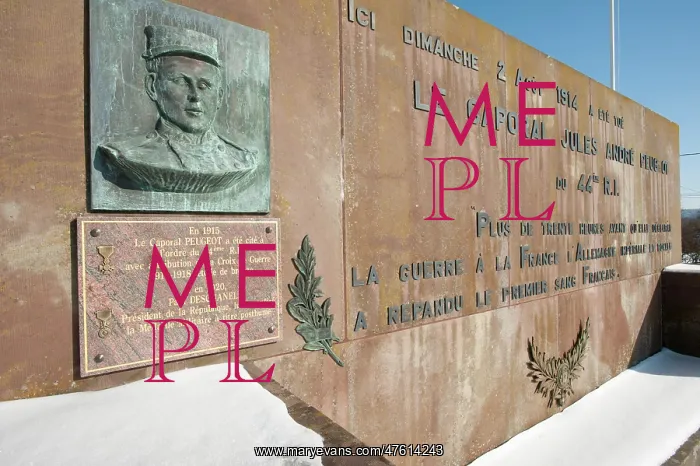 : Memorial to Corporal Peugeot : Memorial to Corporal Peugeot