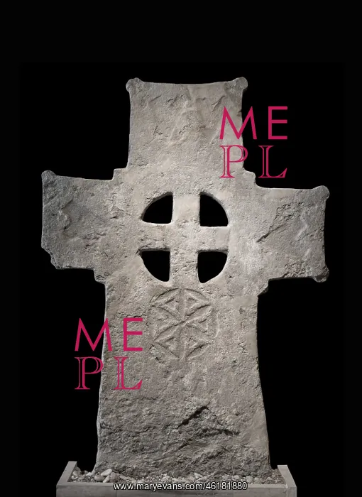 : Memorial cross, Gotland Museum, Visby, Gotland, Sweden : Memorial cross, Gotland Museum, Visby, Gotland, Sweden