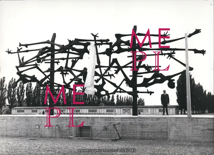 : Memorial at Dachau concentration camp by Nandor Glid : Memorial at Dachau concentration camp by Nandor Glid