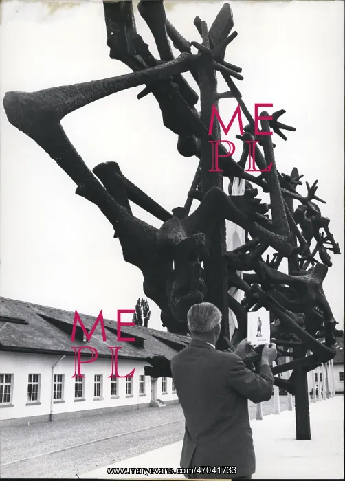 : Memorial at Dachau concentration camp by Nandor Glid : Memorial at Dachau concentration camp by Nandor Glid