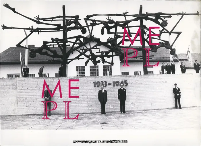 : Memorial at Dachau concentration camp by Nandor Glid : Memorial at Dachau concentration camp by Nandor Glid