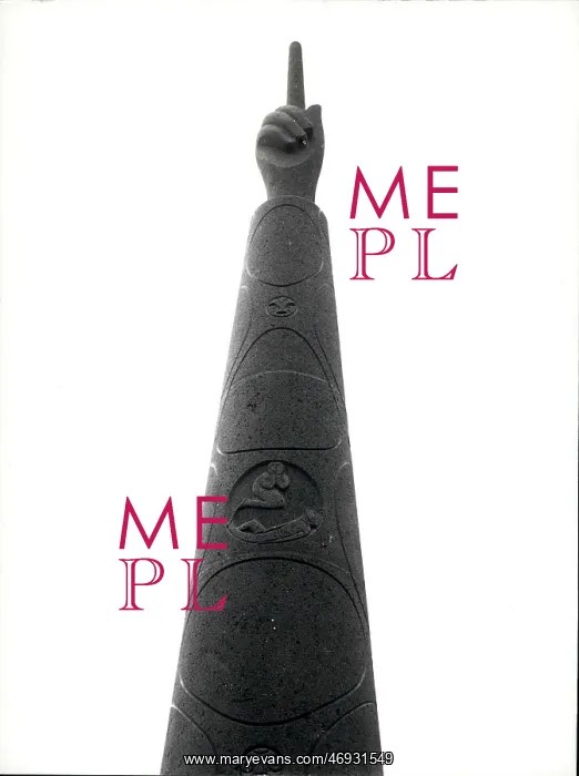  : Memorial with pointing finger by Adolf Westerling