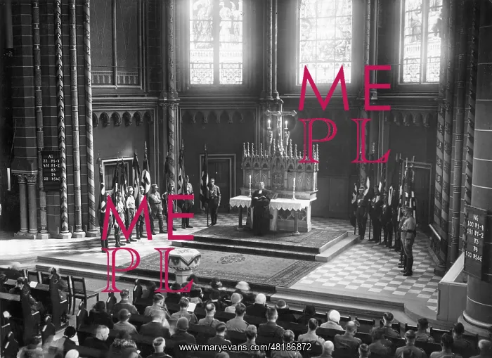 : Memorial service for SA-colonel Peter Voss, 1934 : Memorial service for SA-colonel Peter Voss, 1934