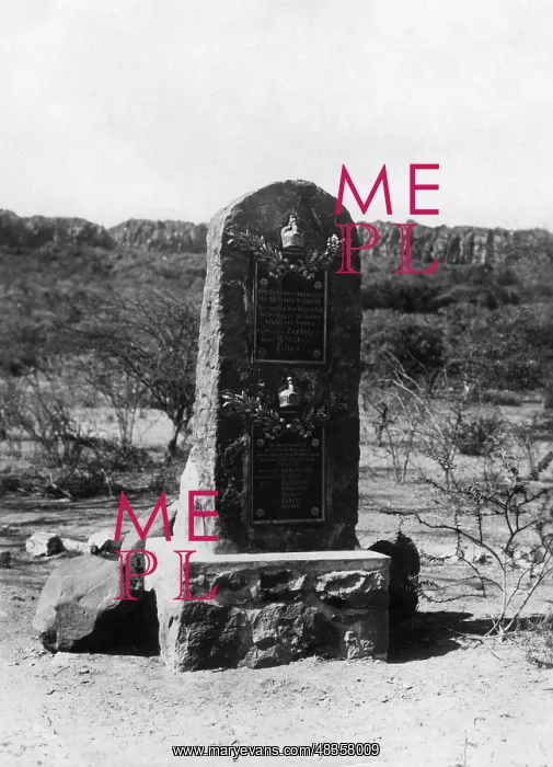 : Memorial stone for the fallen at the Waterberg, 1929 : Memorial stone for the fallen at the Waterberg, 1929