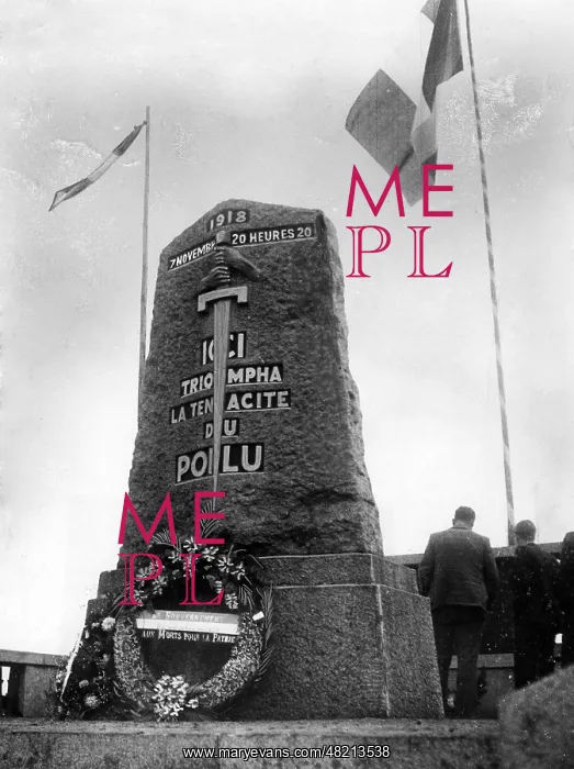 : Memorial Stone of Haudroy, 1938 : Memorial Stone of Haudroy, 1938