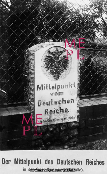 : The memorial stone which marks the geographical center of th : The memorial stone which marks the geographical center of th