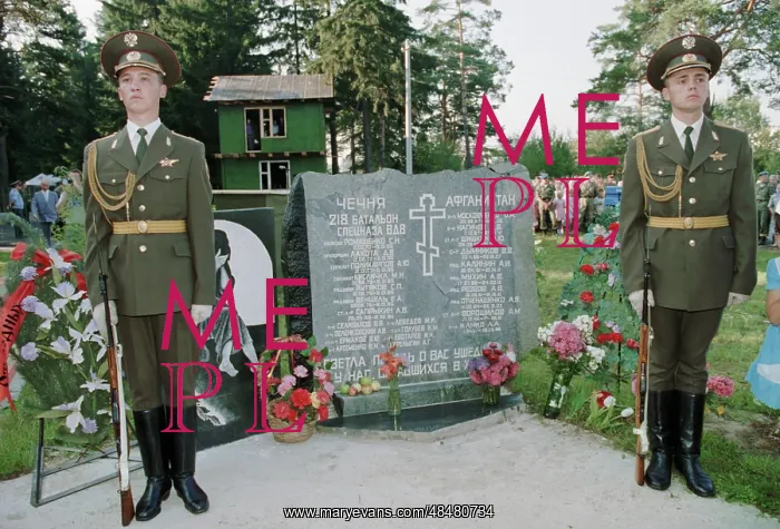 : Memorial stone in Nakhabino : Memorial stone in Nakhabino