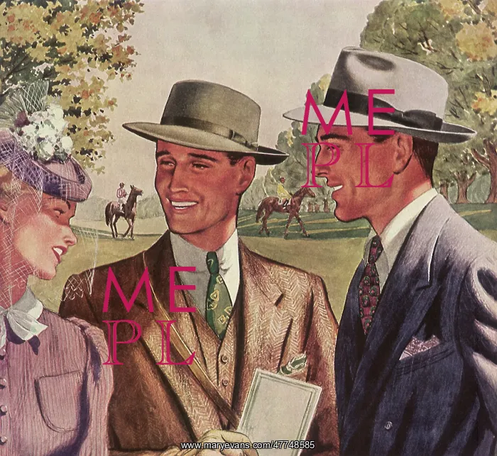 : Two Men adore Smiling Woman : Two Men adore Smiling Woman