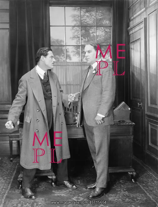 : Two men arguing with each other : Two men arguing with each other