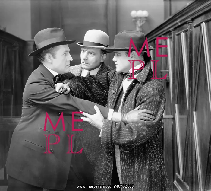 : Three men arguing with each other : Three men arguing with each other