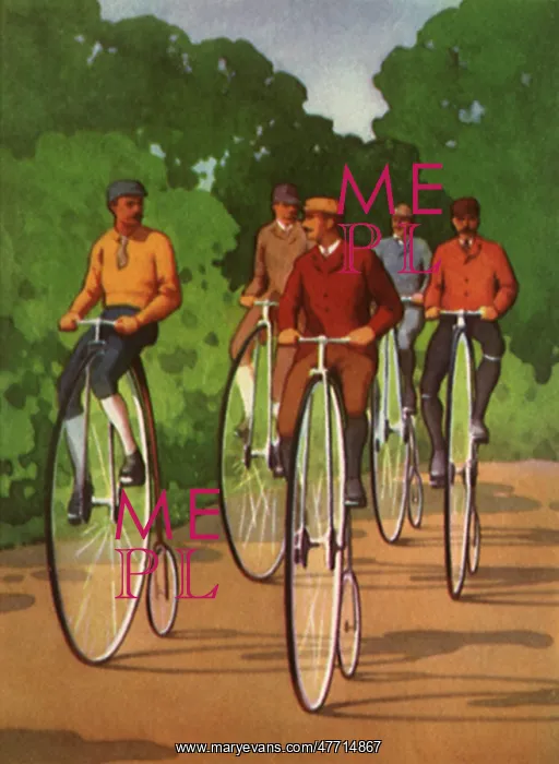 : Men on Bicycles : Men on Bicycles
