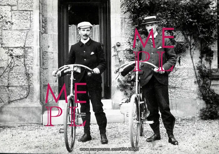  : Two men and their bicycles