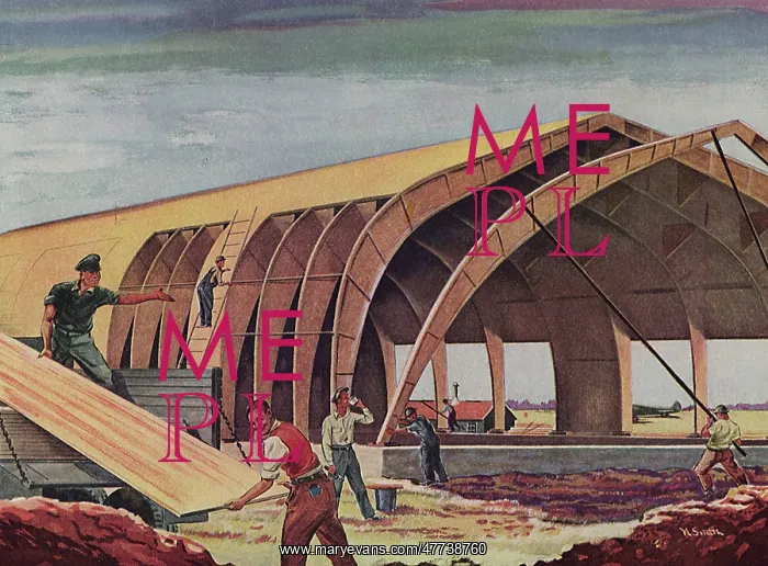  : Men build Ship at Drydock