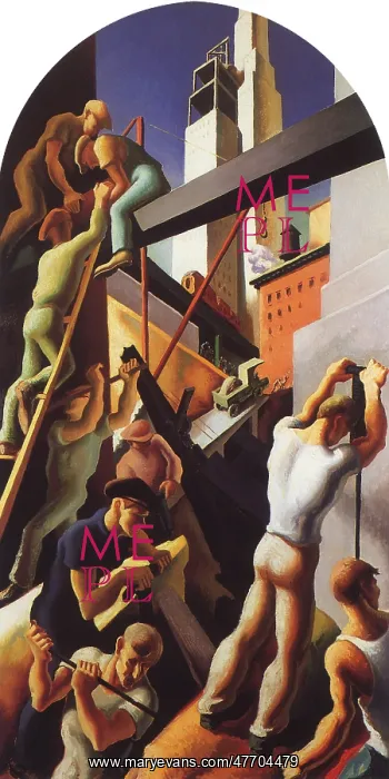  : Men Building
