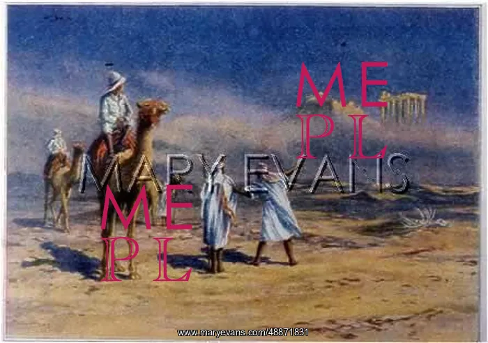 : Men on Camel Witnessing a Mirage : Men on Camel Witnessing a Mirage