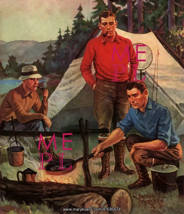  : Men Camping