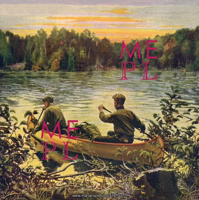  : Two Men in Canoe