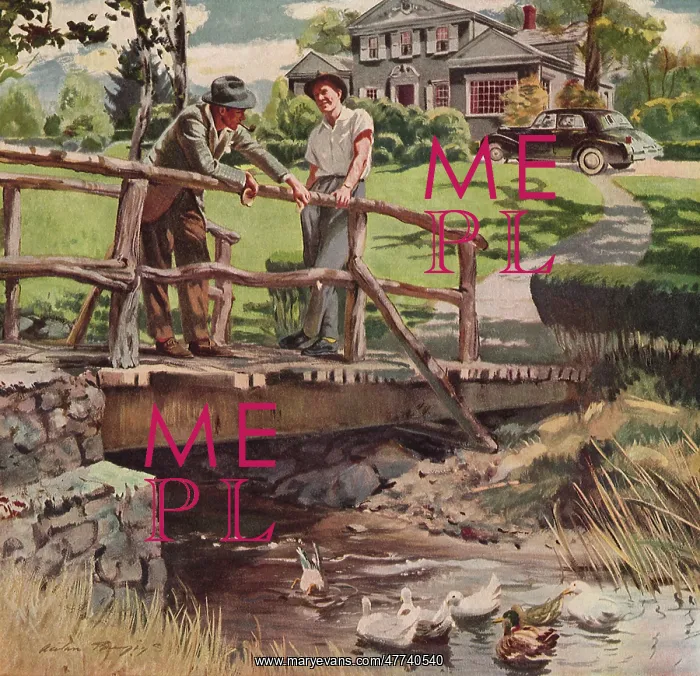 : Men chat on Bridge : Men chat on Bridge