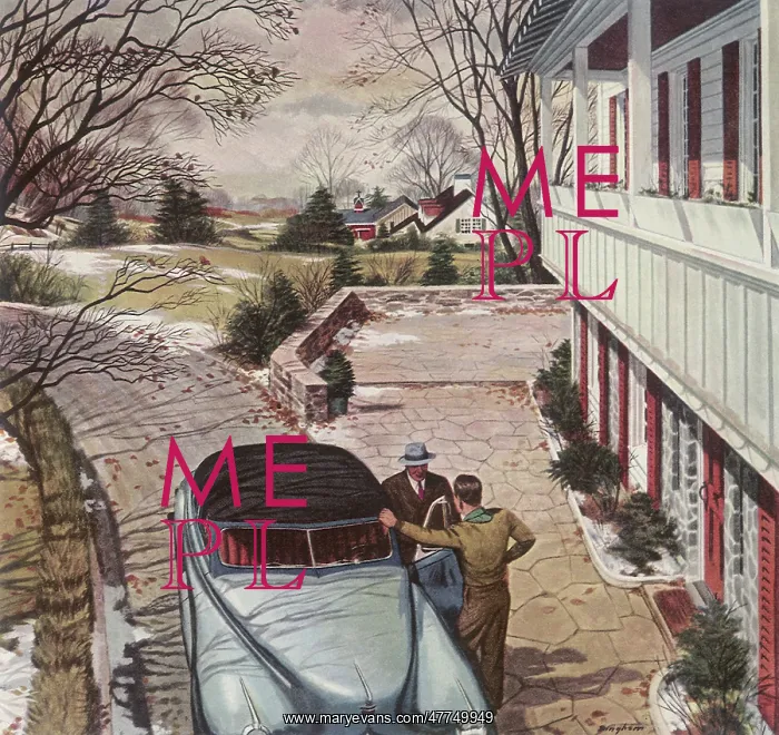  : Two Men chat about New Car
