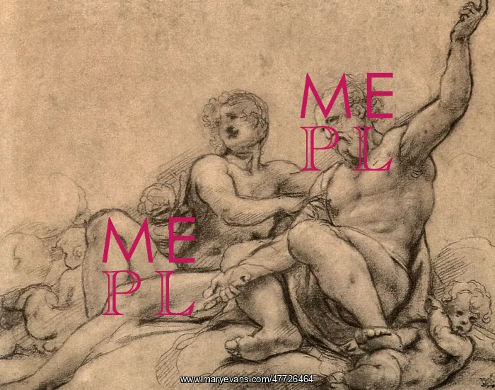  : Men with Cherubs, by Correggio