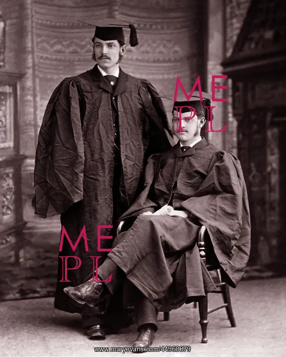 : Two Men College University Grads Graduates Posing : Two Men College University Grads Graduates Posing