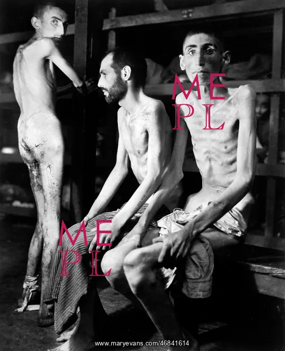  : men - concentration camp - Buchenwald - WW2