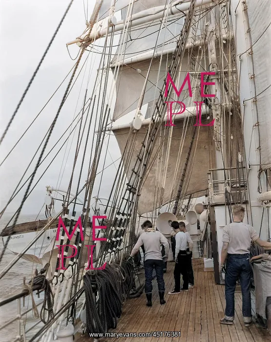  : Men on deck of sailing ship