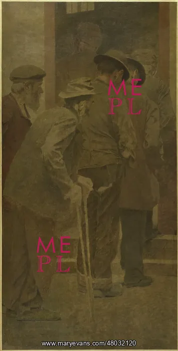: Six men on a doorstep : Six men on a doorstep