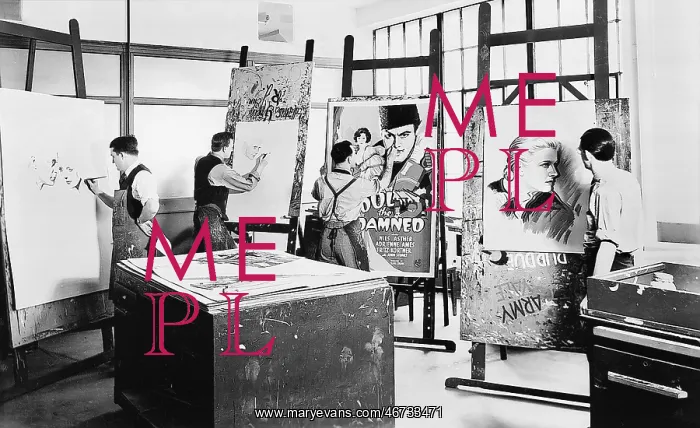  : Men at a drawing class