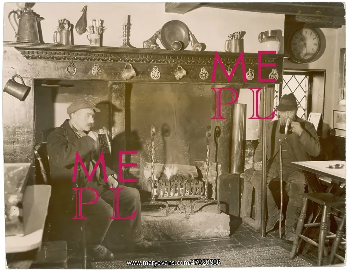 : TWO MEN DRINKING 1935 : TWO MEN DRINKING 1935