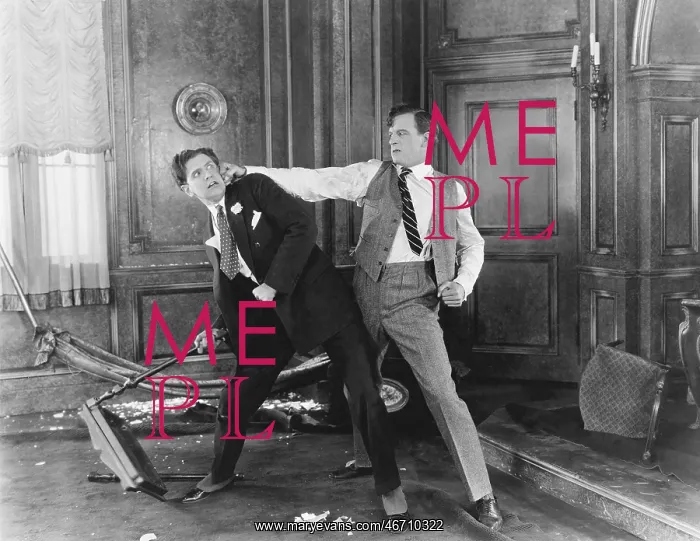 : Two men fighting and arguing with each other : Two men fighting and arguing with each other