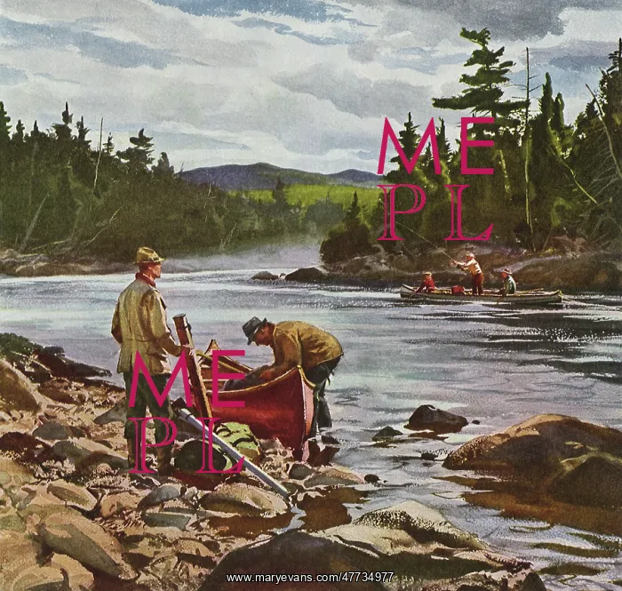  : Men fish on River