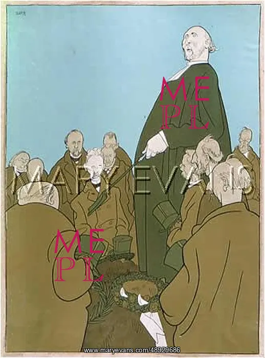 : MEN AT FUNERAL C1904 : MEN AT FUNERAL C1904
