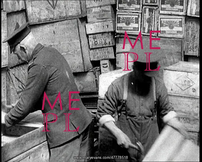 : Men Hammering Together Wooden Boxes : Men Hammering Together Wooden Boxes