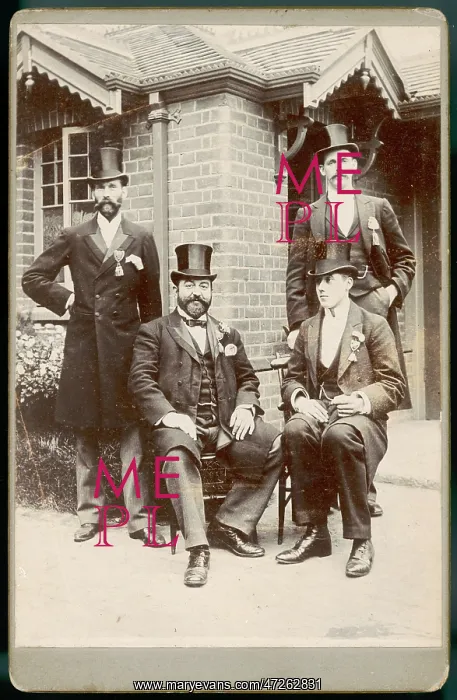 : Four Men in Top Hats : Four Men in Top Hats