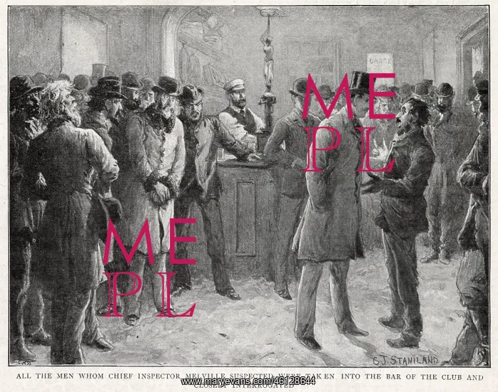 : Men interrogated by Chief Inspector Melville : Men interrogated by Chief Inspector Melville