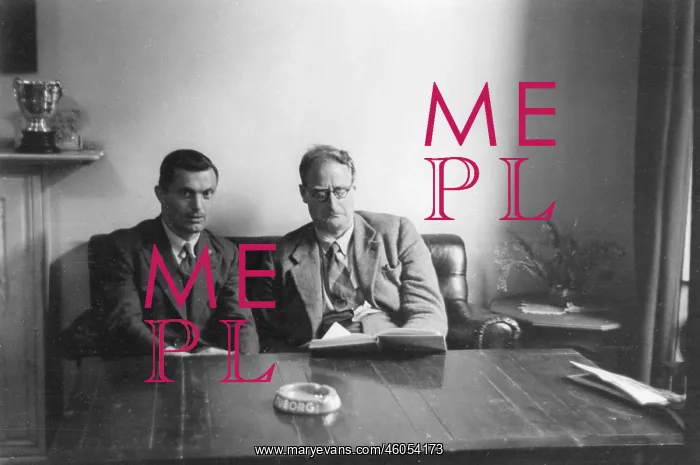  : Two men looking rather serious