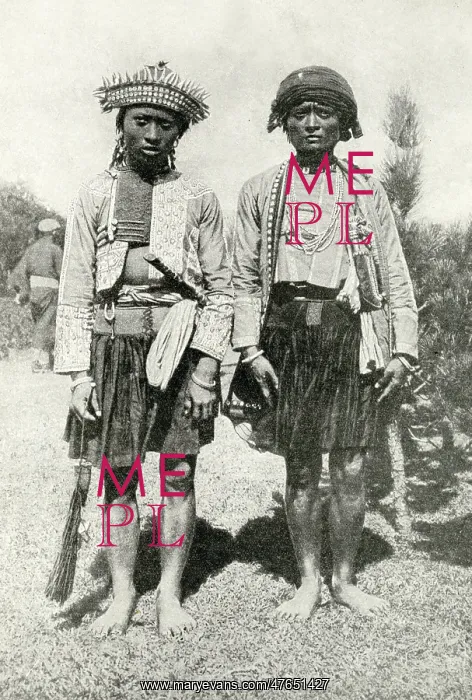 : Two men of the Paiwan tribe, Formosa (Taiwan) : Two men of the Paiwan tribe, Formosa (Taiwan)