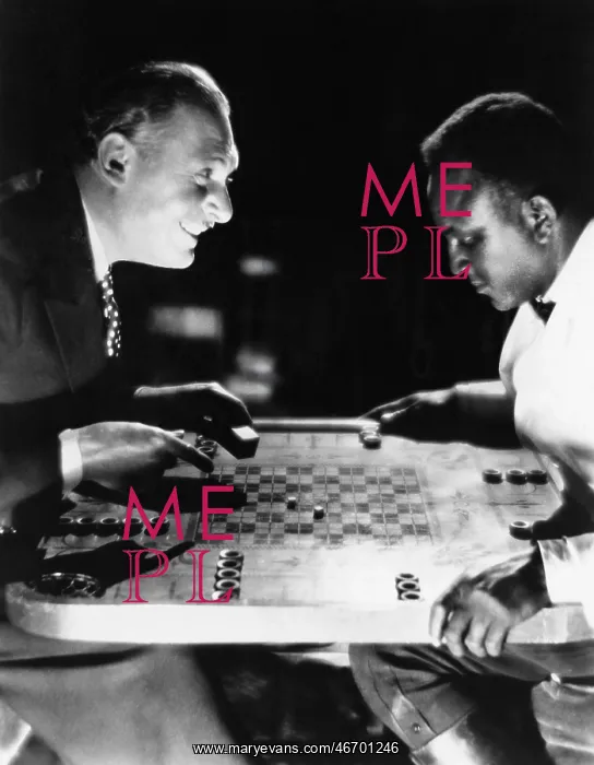 : Two men playing backgammon : Two men playing backgammon