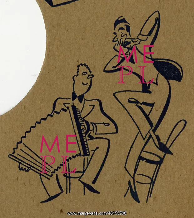: Two men playing harmonica and accordion : Two men playing harmonica and accordion