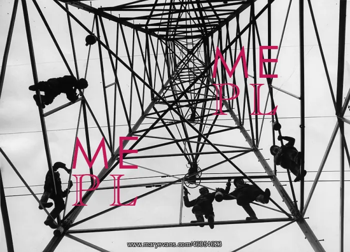 : Men on the pylon : Men on the pylon