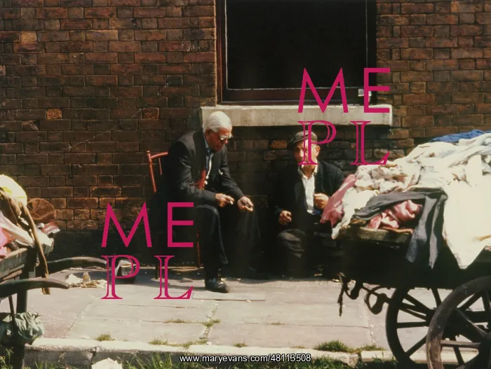 : Two men with rag and bone carts : Two men with rag and bone carts