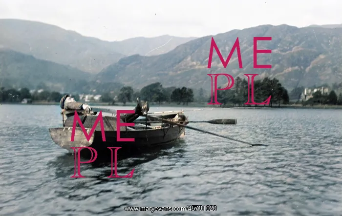: Two men in rowing boat, Coniston : Two men in rowing boat, Coniston