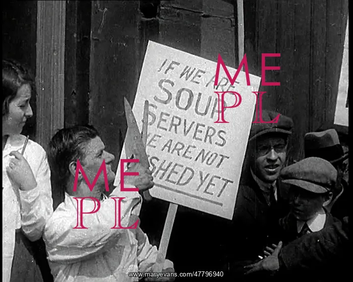 : Men Strikers Holding A Placard Reading If : Men Strikers Holding A Placard Reading If